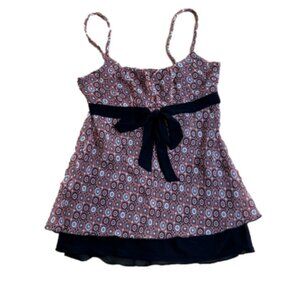 THX Thanx Collection Vintage Y2K Geometric Tank Top Size Medium